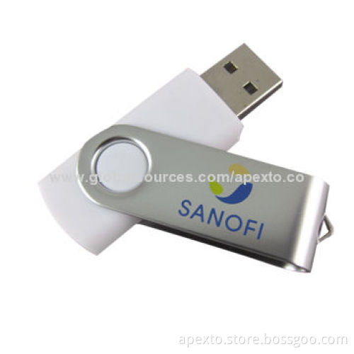 Swivel USB Memory Drive with 16GB Storage Capacity, Support Shock-resistant, Encryption Functions